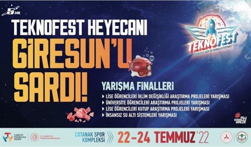 Giresun’u Dünyanın En Büyük Havacılık Festivali Olan TEKNOFEST Heyecanı Sardı!