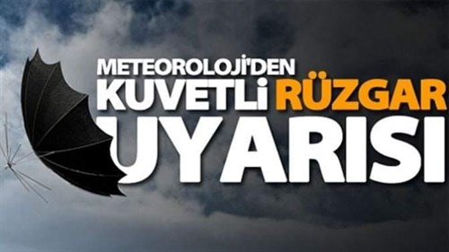 Bölgemizde Kuvvetli Rüzgar ve Fırtına Bekleniyor